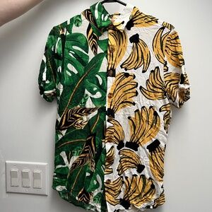 Farm Rio - Banana Leaf Button Down Shirt